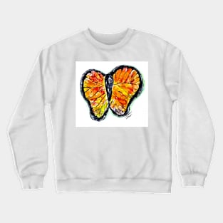 Glass Butterfly Digitally Enhanced Crewneck Sweatshirt